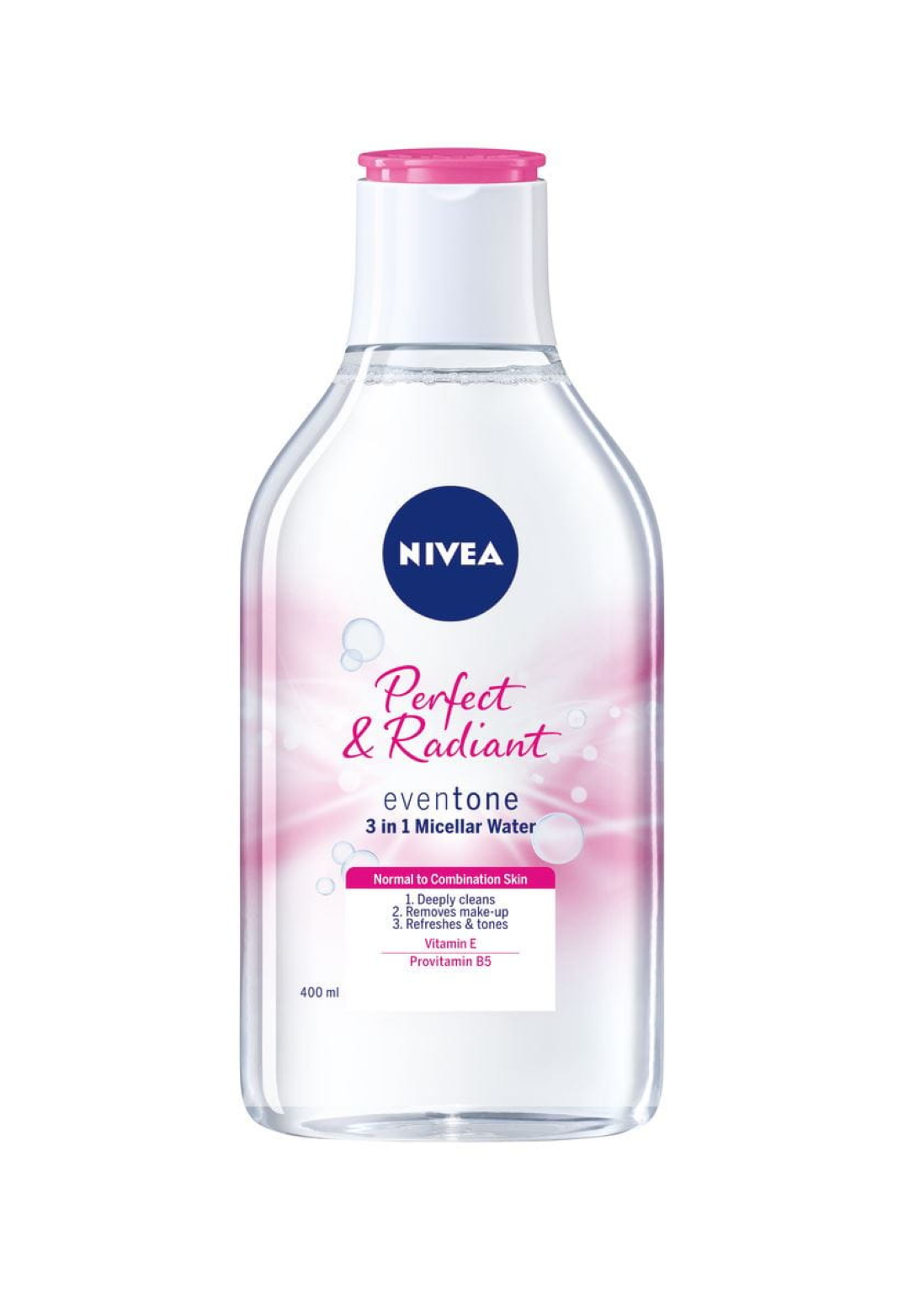 NIVEA PERFECT & RADIANT 3 IN CLEANSING WATER 400ML